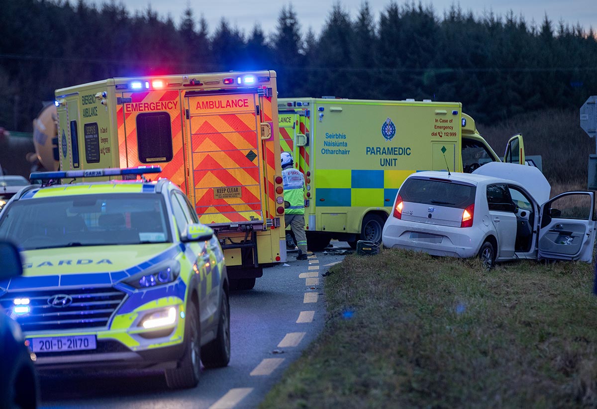 Two injured in Lissycasey road collision