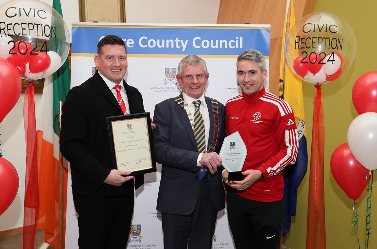 Newmarket Celtic honoured at Civic Reception