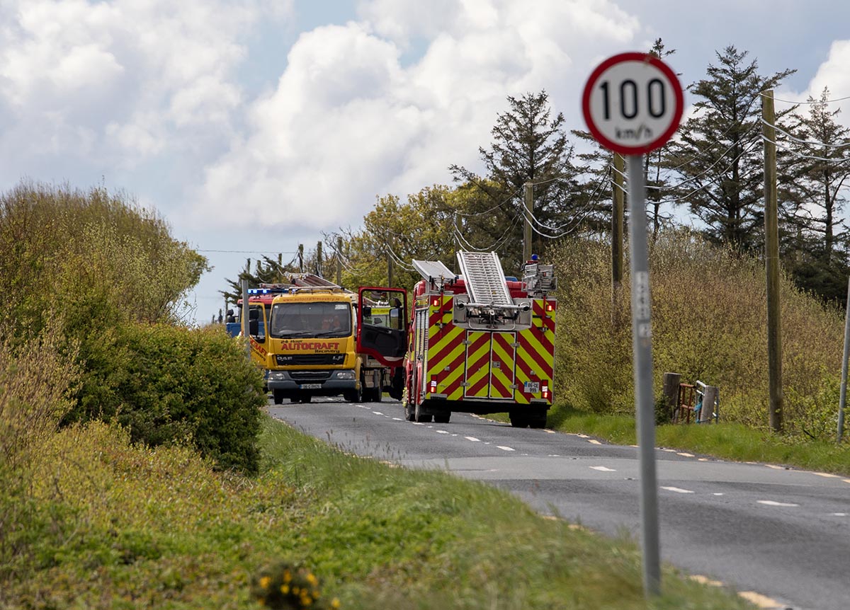 Two injured in West Clare road collision