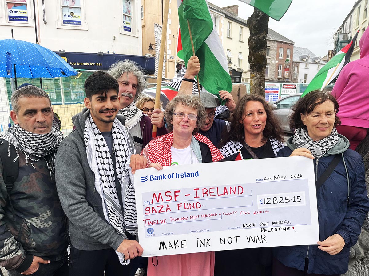 North Clare Artists Raise €12,825 For Gaza