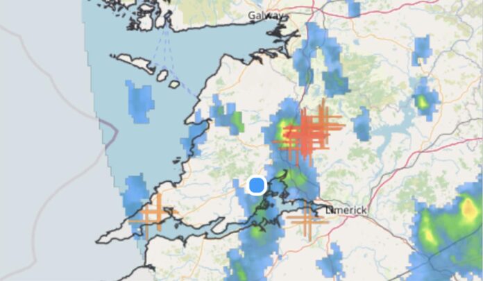 Thunderstorm warning issued fo Clare - The Clare Herald