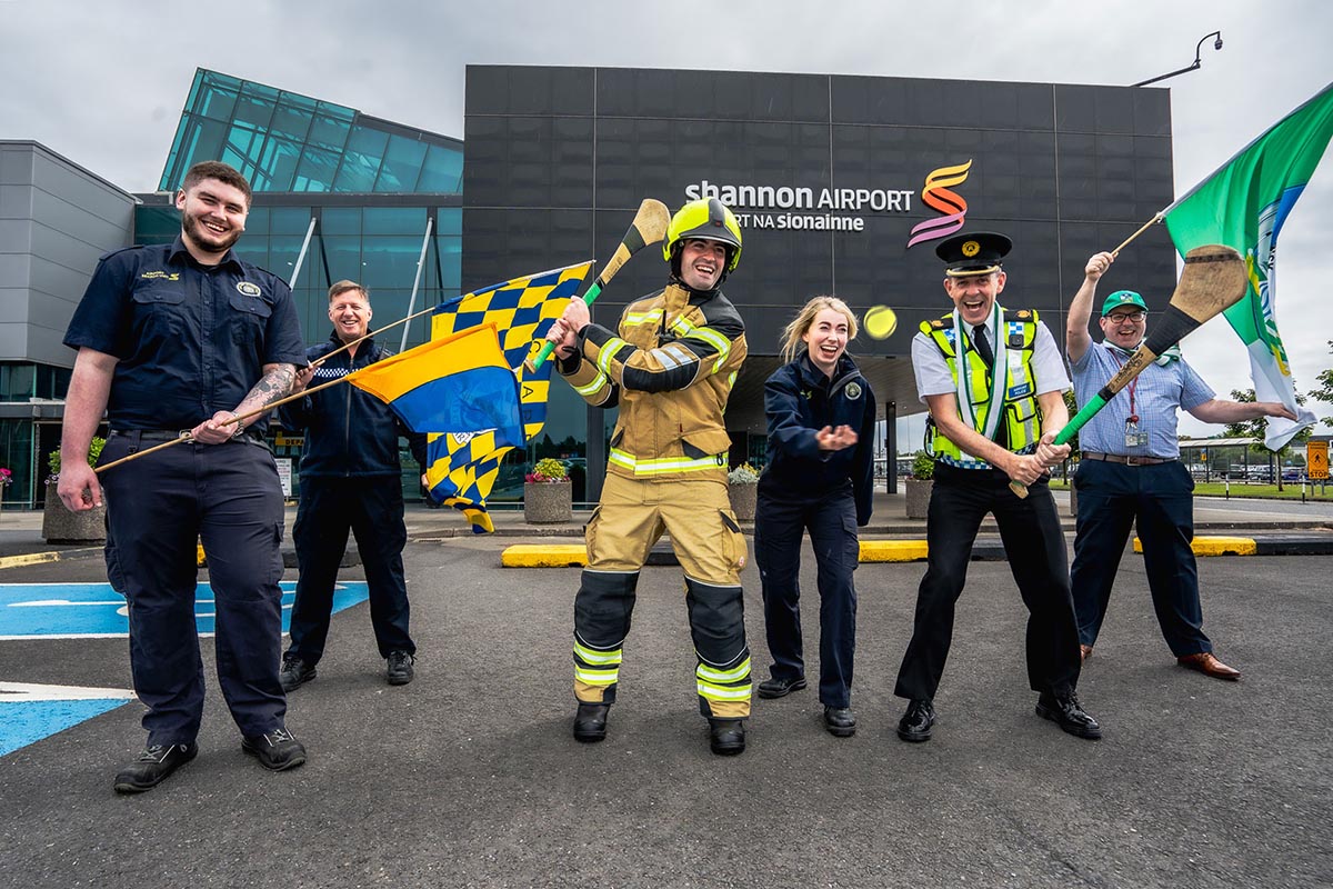 Munster Hurling Final fever ramps up at Shannon Airport 