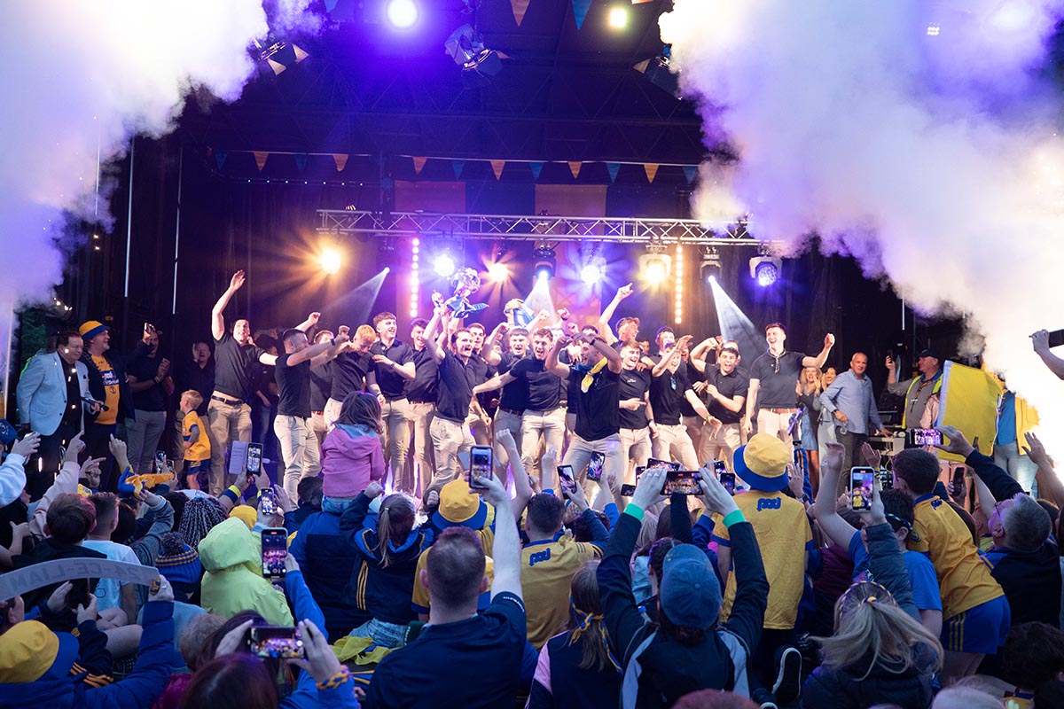 Homecoming celebration for Clare hurling team