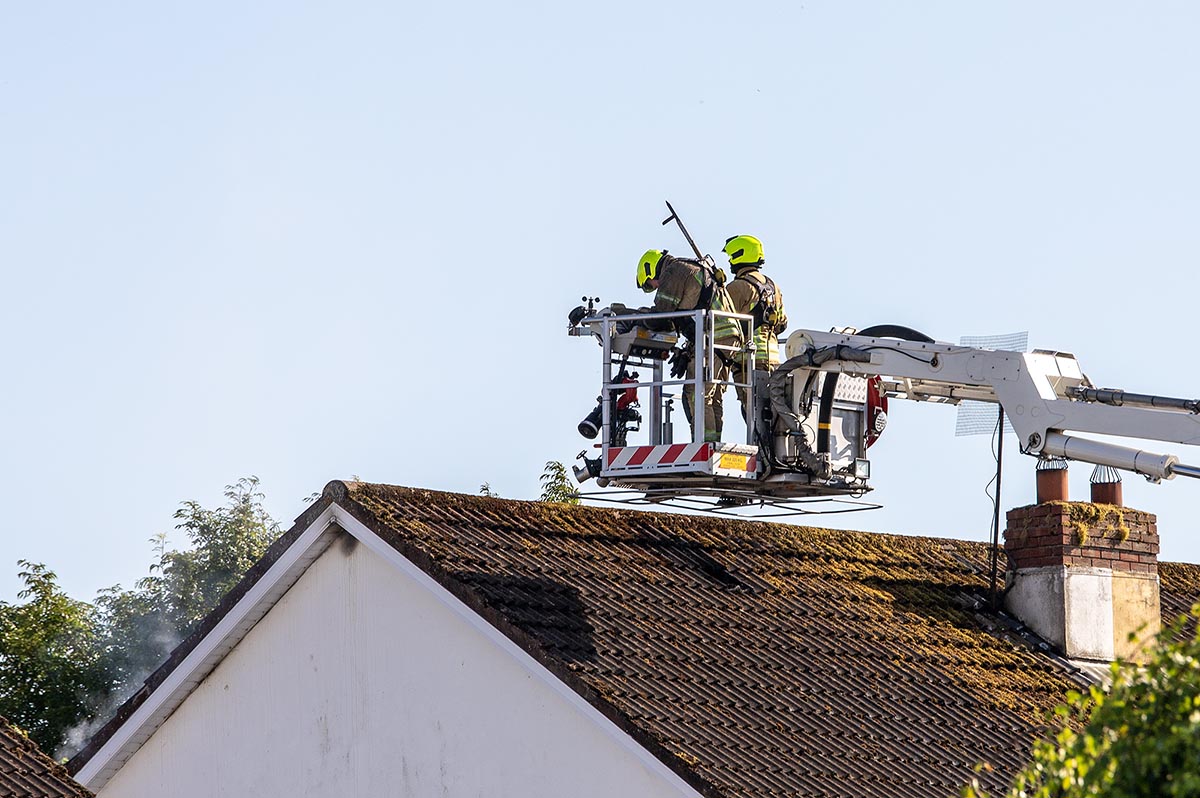 Fire service deals with domestic fire in Shannon