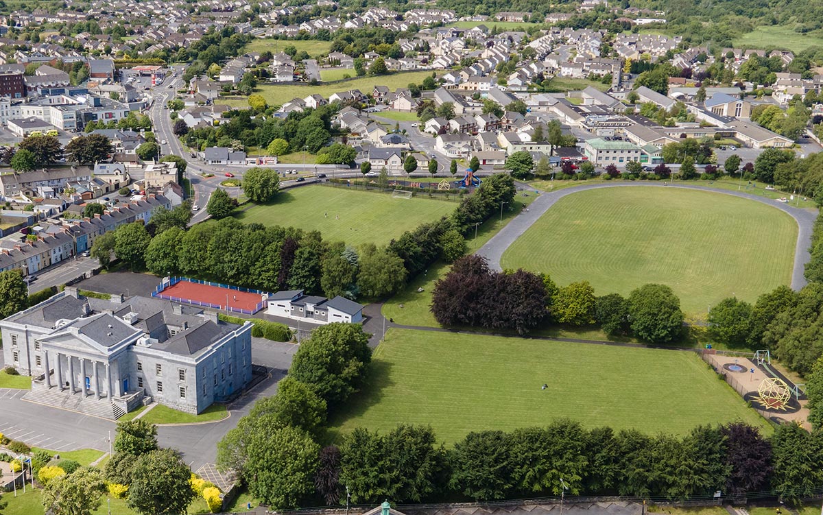 Big screen in Ennis for All-Ireland Hurling Final