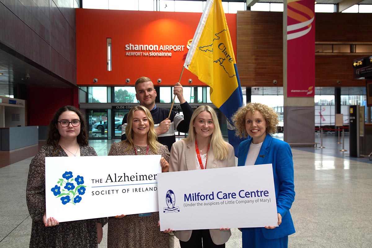 Shannon Airport Group backing Banner with charity raffle