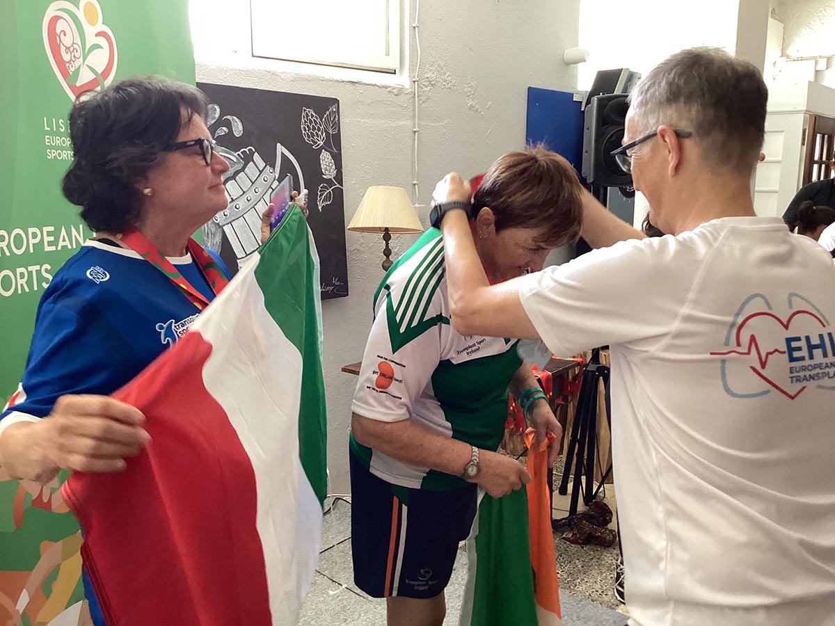 Marie wins 4  medals at Transplant Sports Championships