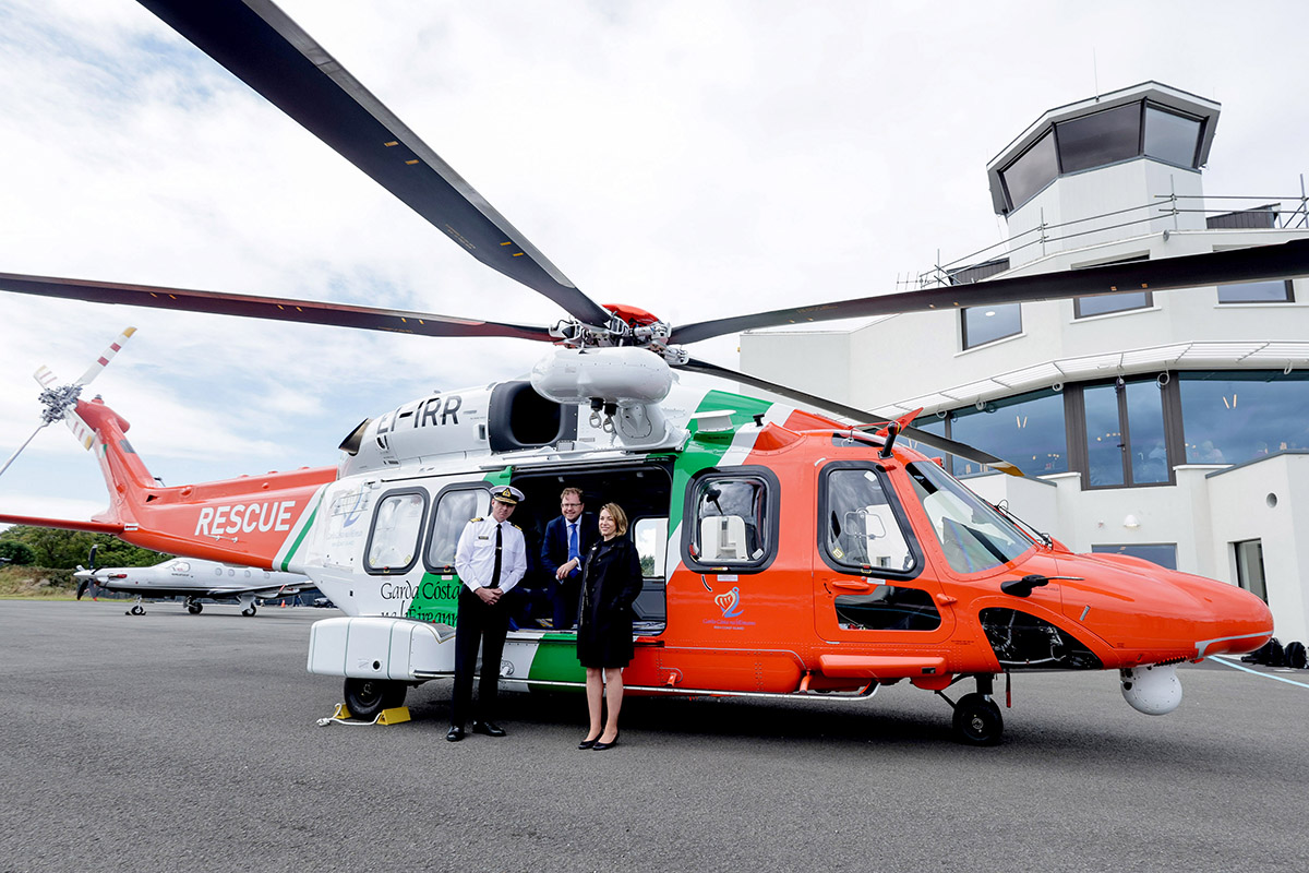First of new Irish Coast Guard helicopters arrives in ireland