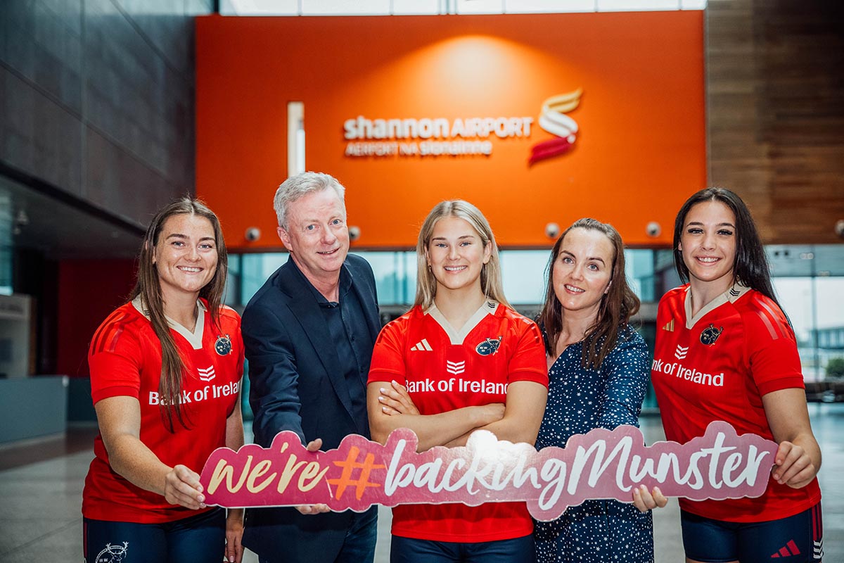 Shannon Airport teams up with Munster Women’s Rugby