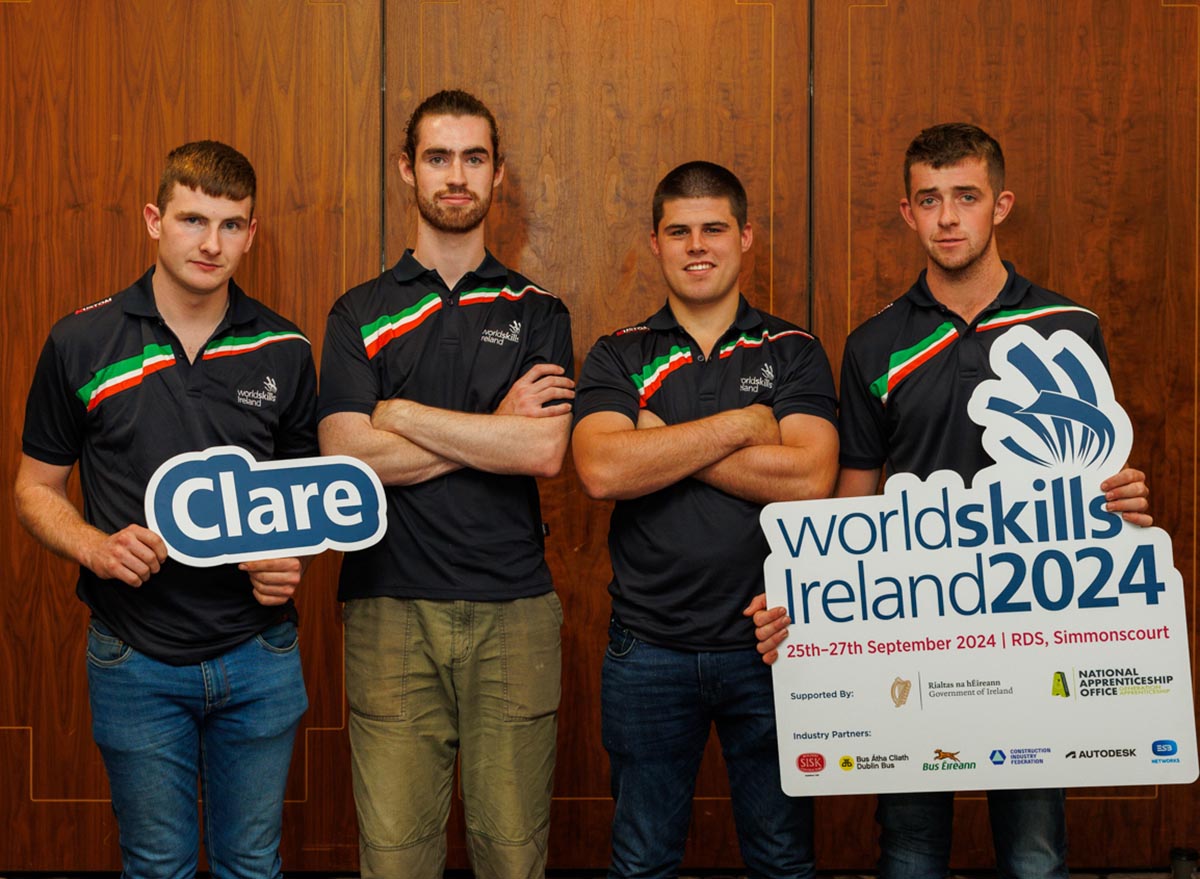 Six Clare Students and Apprentices compete at WorldSkills Ireland