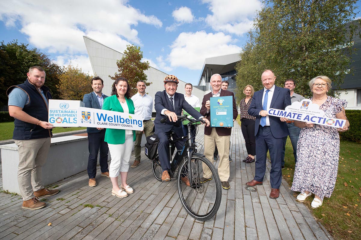 Clare County Council awarded Bronze Smarter Travel Mark