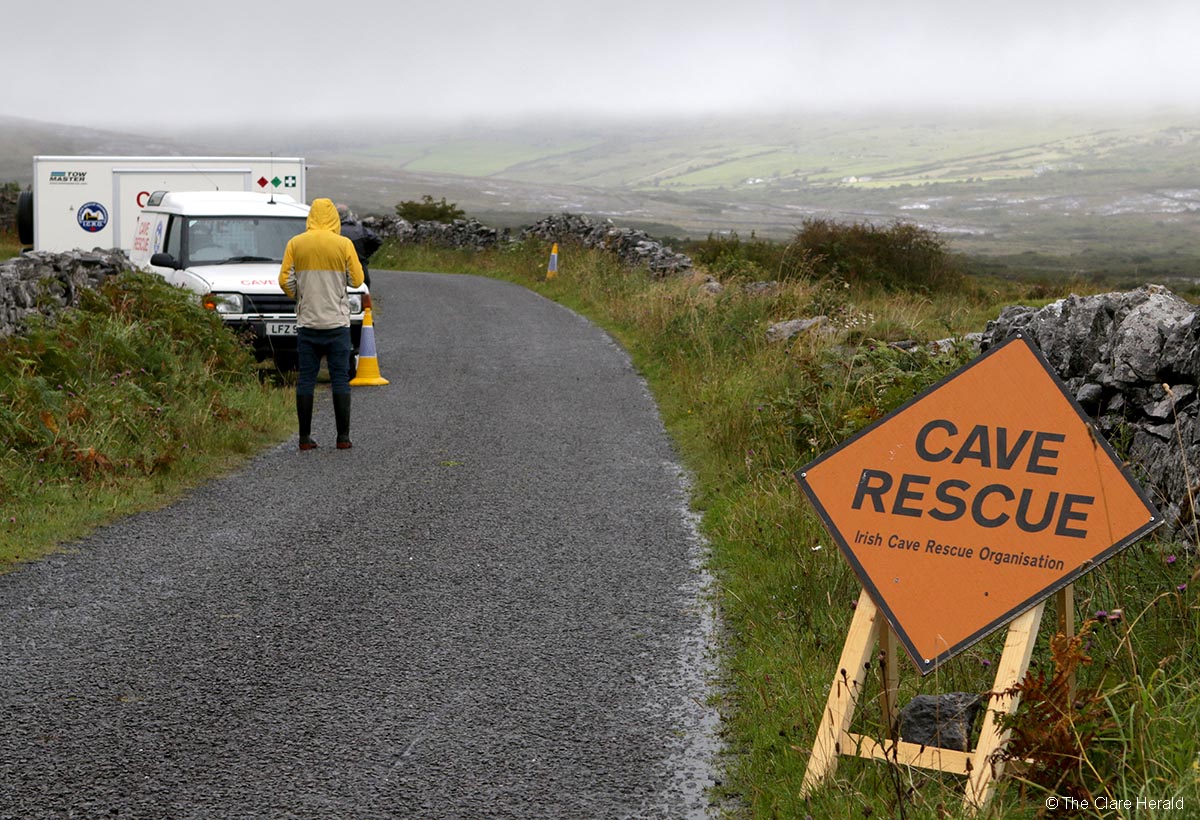 Cave rescue volunteers attend two incidents in North Clare