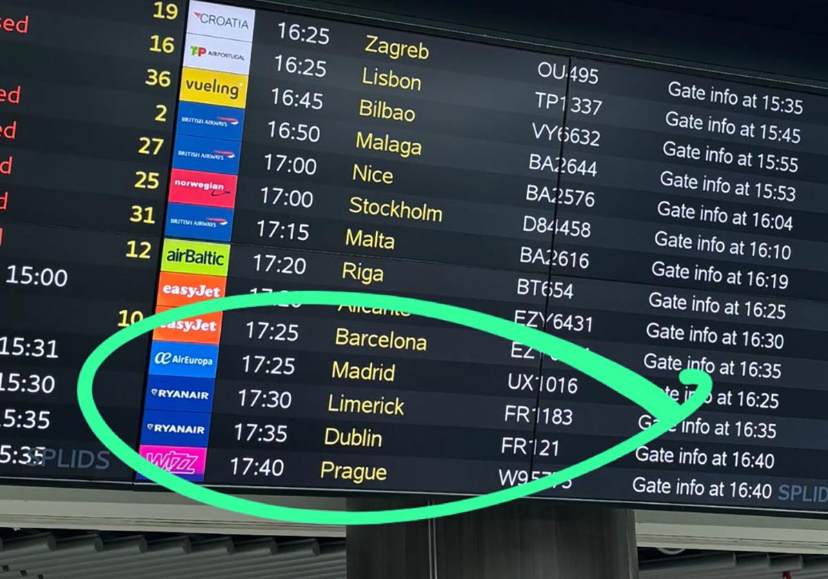 Shannon Airport mistakenly referred to as ‘Limerick’ at Gatwick