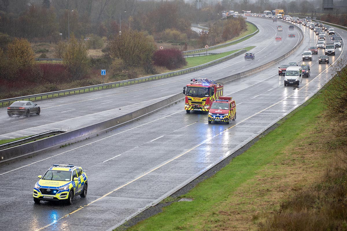 Three injured in M18 collision at Dromoland
