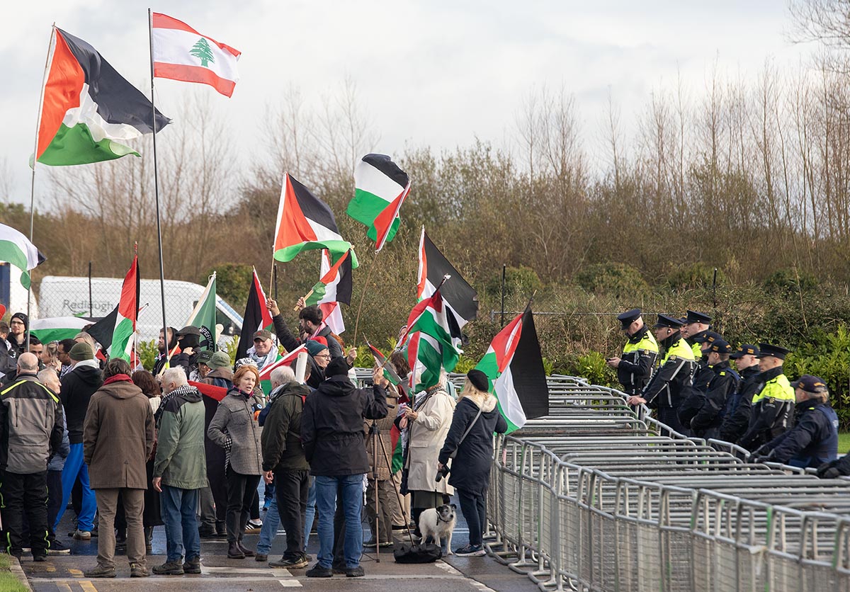 Eight people arrested and charged after Shannon Airport protest