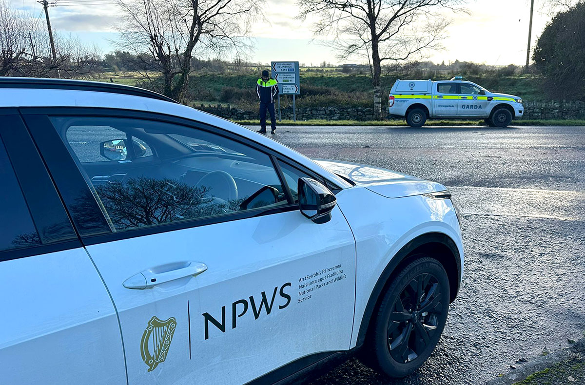 Joint operation to protect wildlife and livestock