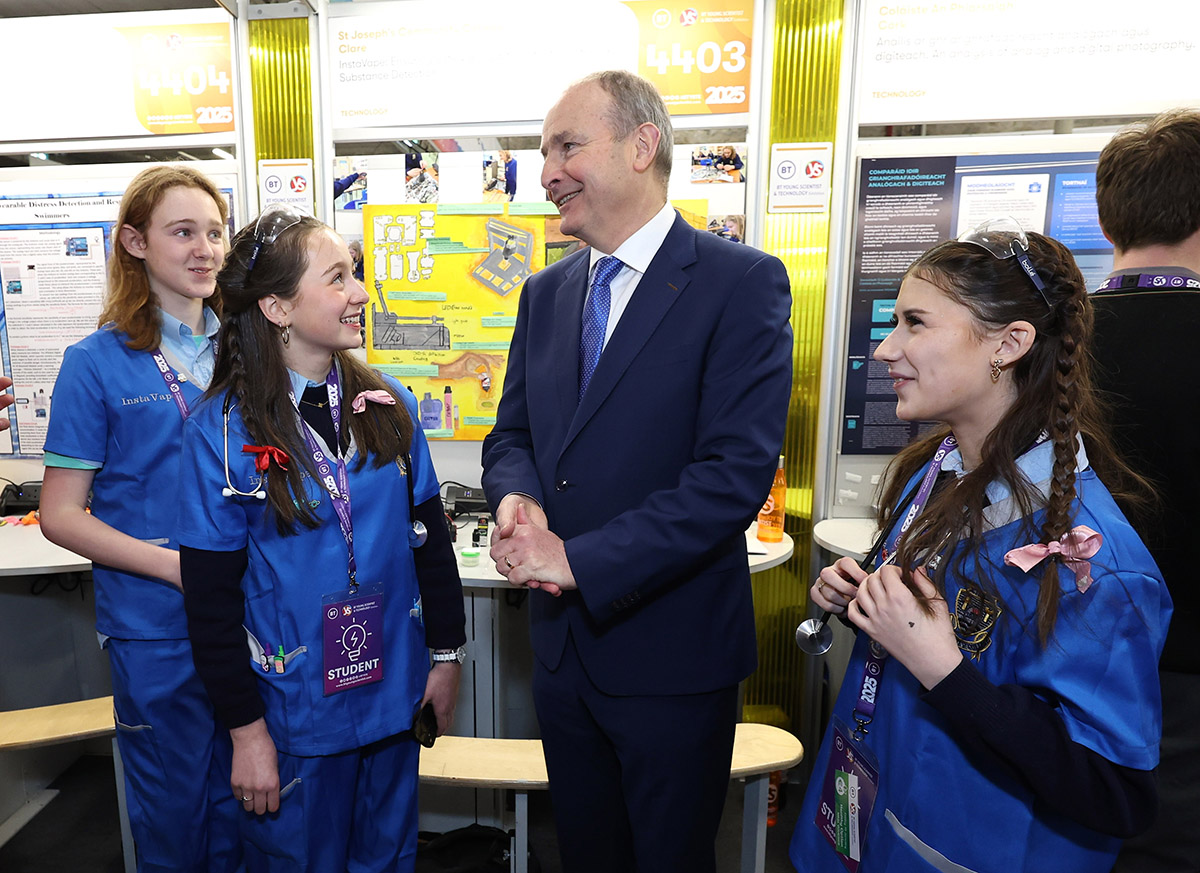 Five awards for Clare at BT Young Scientist & Technology Exhibition