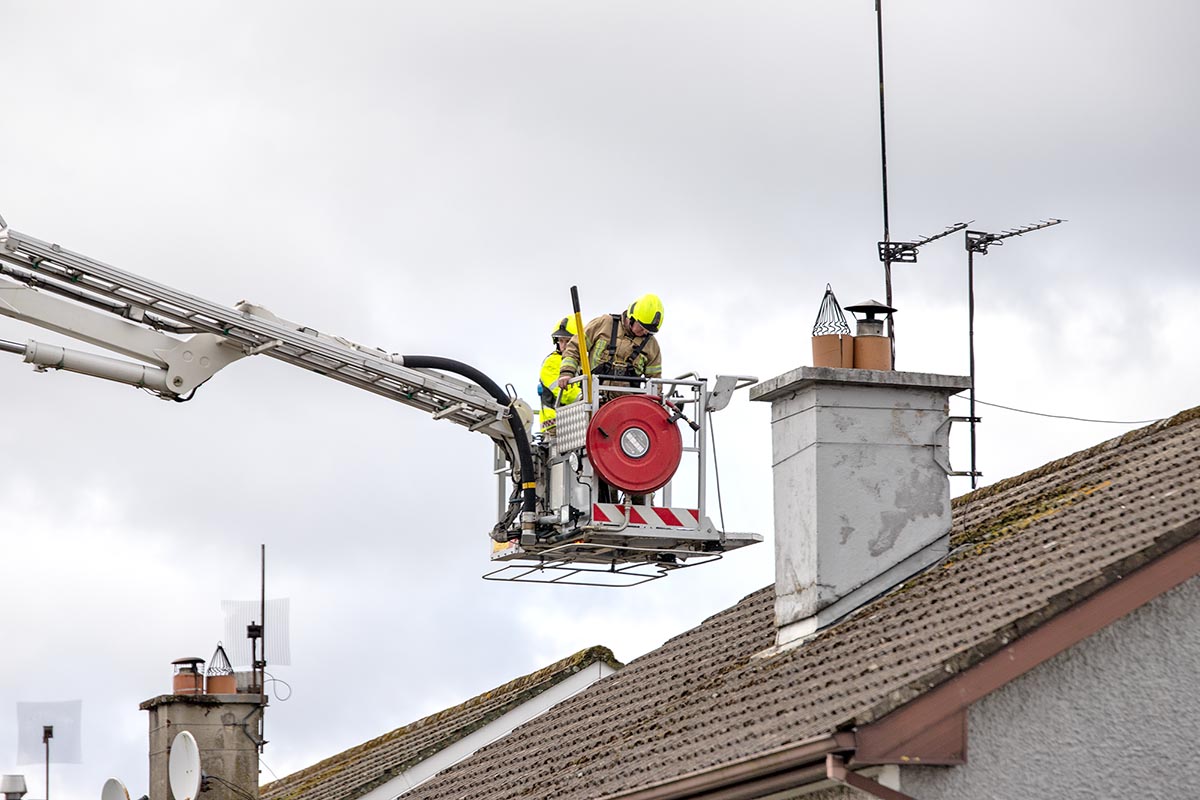 House fire brought under control in Ennis
