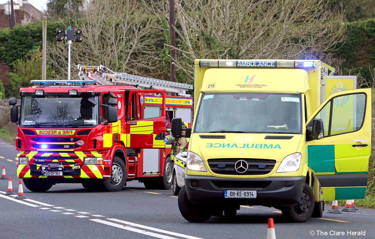 One hospitalised following rush-hour collision on N85
