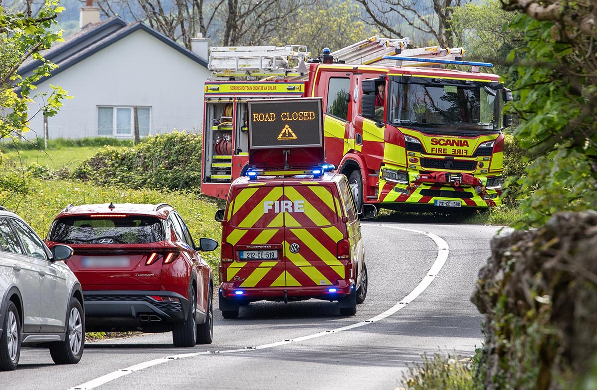Four hospitalised after road collision near Ballyvaughan
