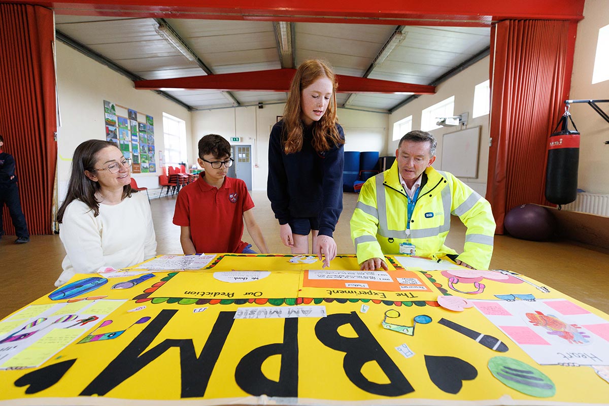 ESB and Clare FM visit school ahead of Science Blast event