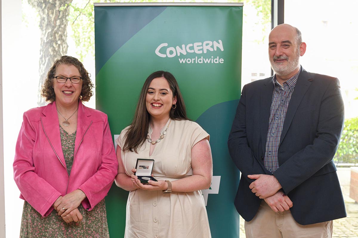 Clare teacher honoured for volunteer work by Concern