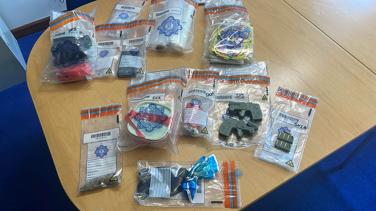 Two arrested following 3D firearms and drugs seizure