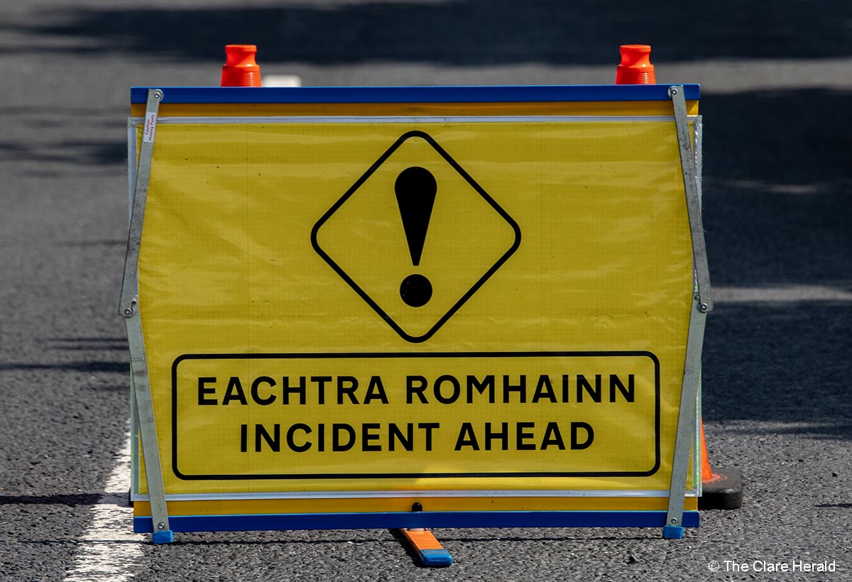 Two hospitalised after N68 collision near Darragh