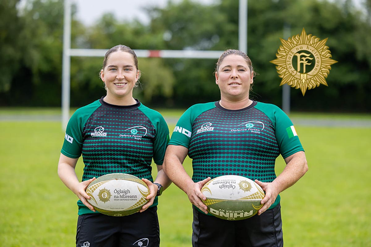 Two Clare women feature in Defence Forces’ rugby team