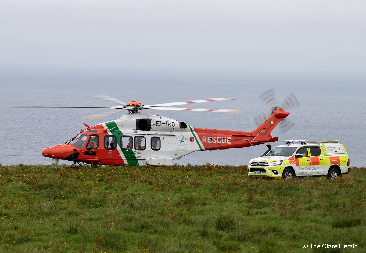 Man airlifted to hospital after suffering fall at Cliffs of Moher