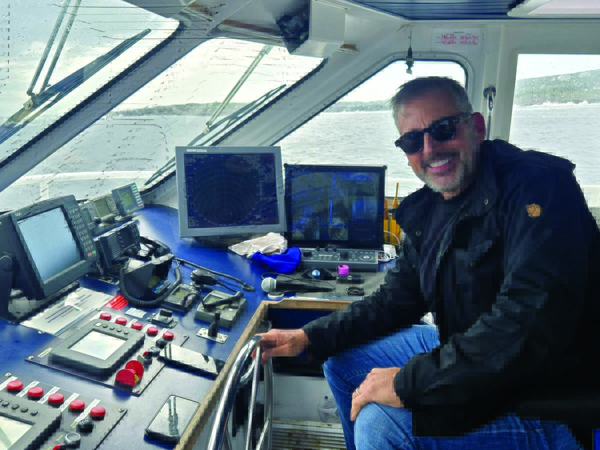 Doolin Ferry hosts Hollywood star Steve Carell 