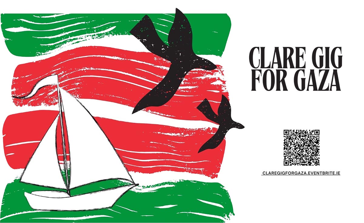 Clare Gig for Gaza in aid of the Freedom Flotilla Coalition