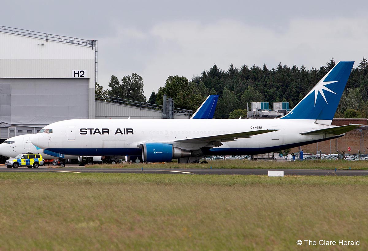 Door issue forces cargo jet to return to Shannon