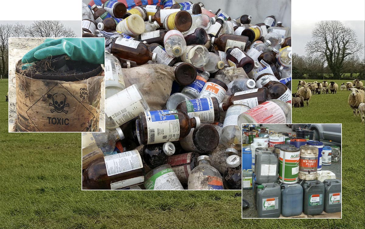 Farm Hazardous Waste collection event in Ennis