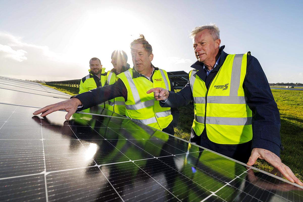 Shannon Airport unveils Ireland’s first airfield Solar PV Farm