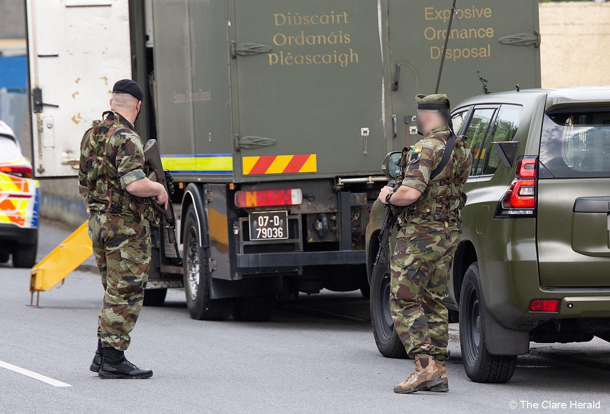 ‘Suspect device’ removed and made safe near Crusheen