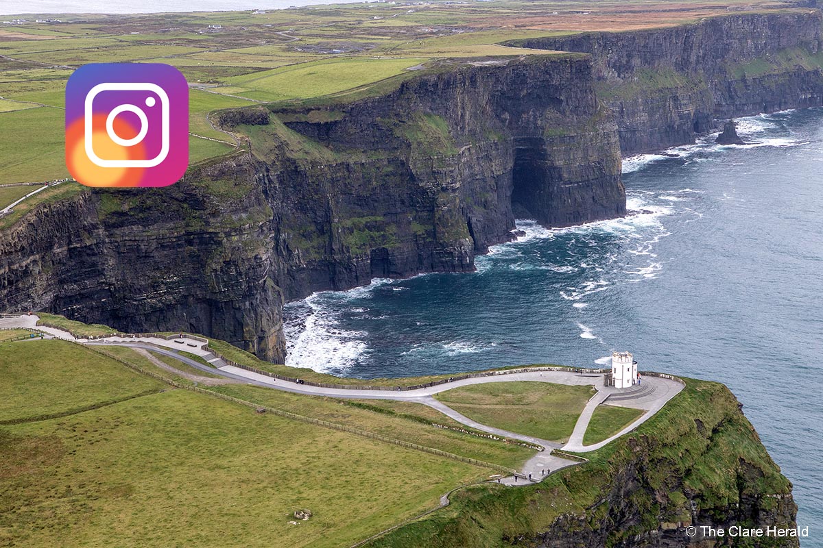 Cliffs of Moher second-most Instagrammable place in Ireland