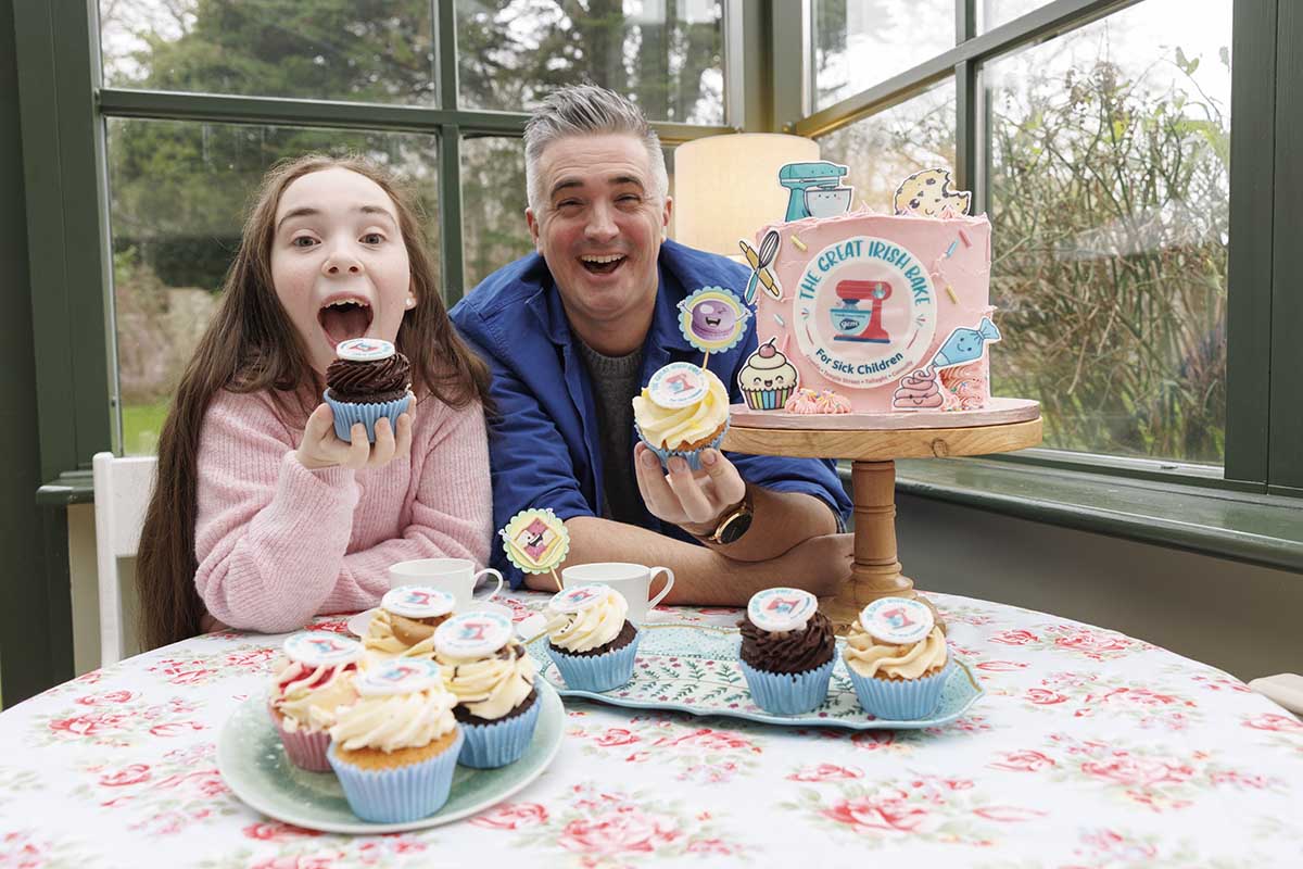Saoirse joins Donal Skehan for charity Great Irish Bake launch