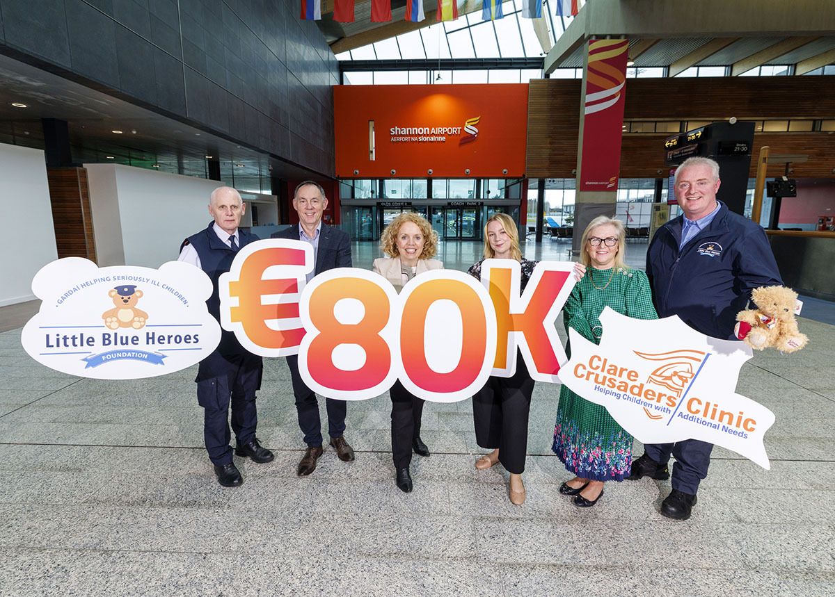Shannon Airport Group raises €80,000 for chosen charities