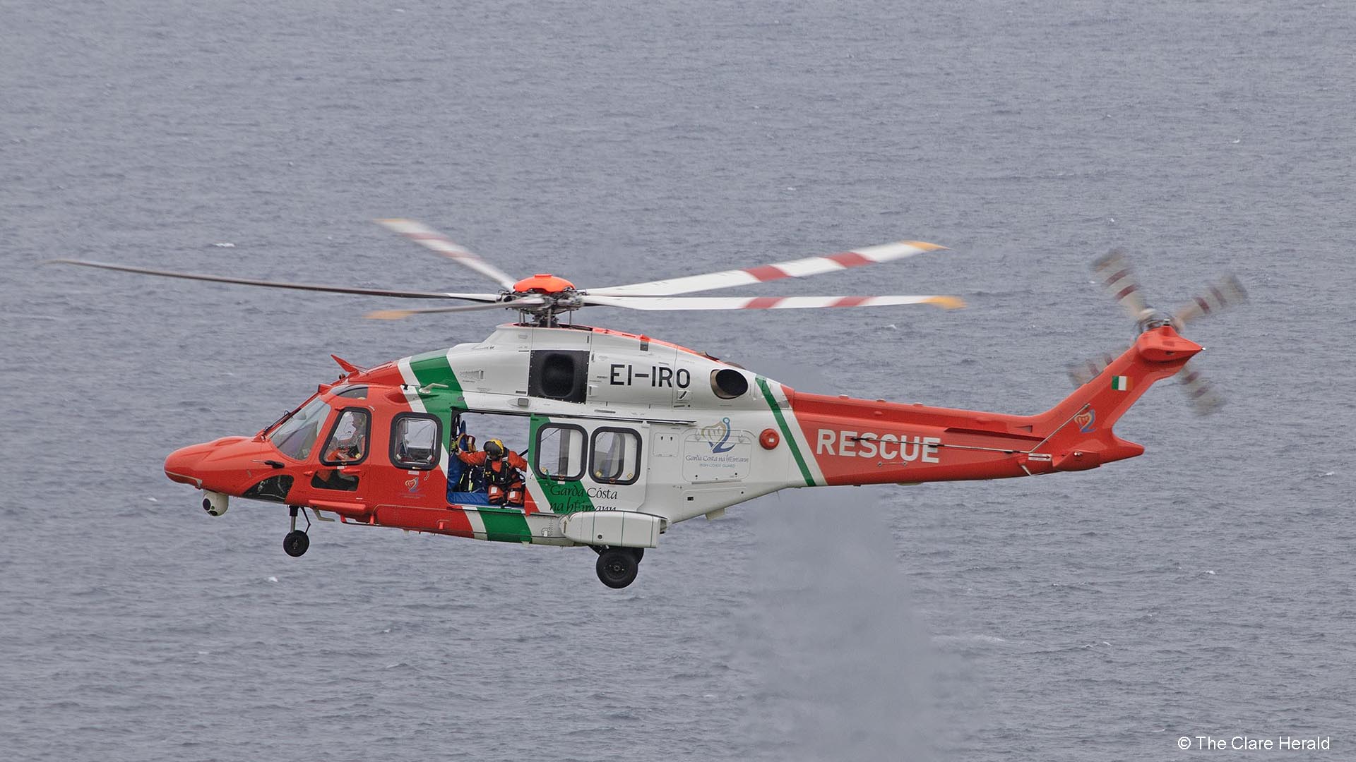 Two divers airlifted to safety by Coast Guard helicopter crew