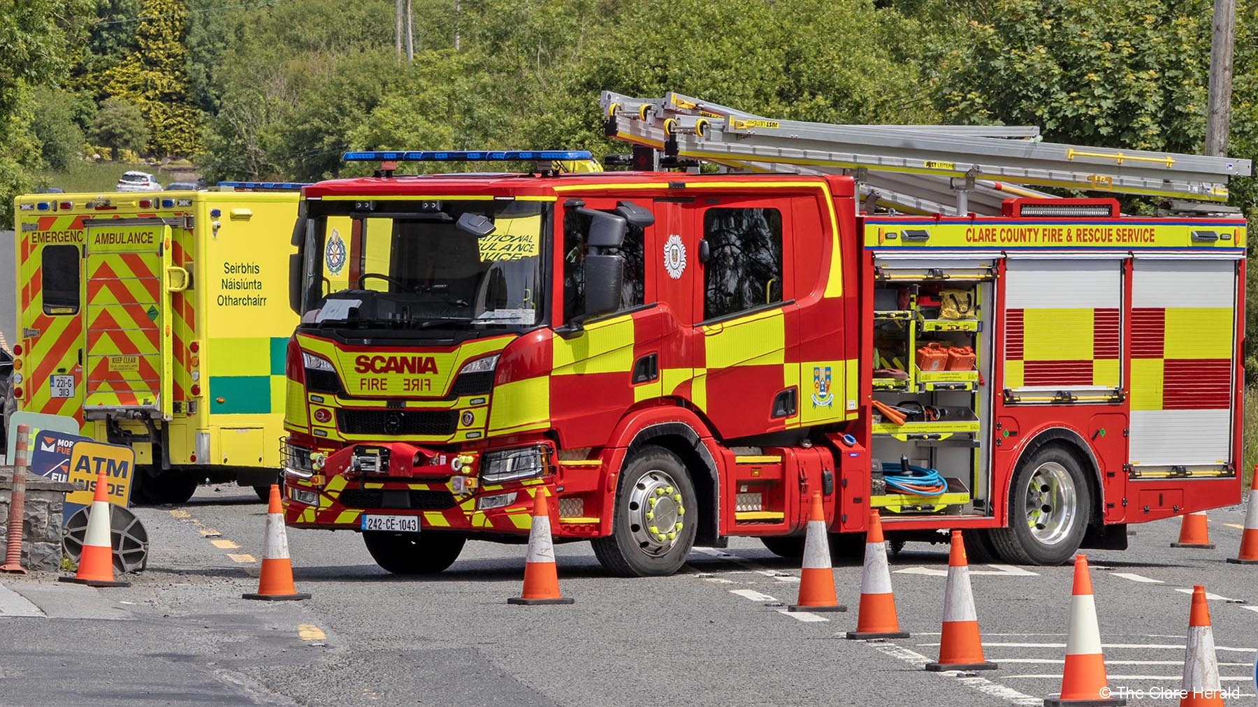 N68 fully reopened following road collision in Darragh