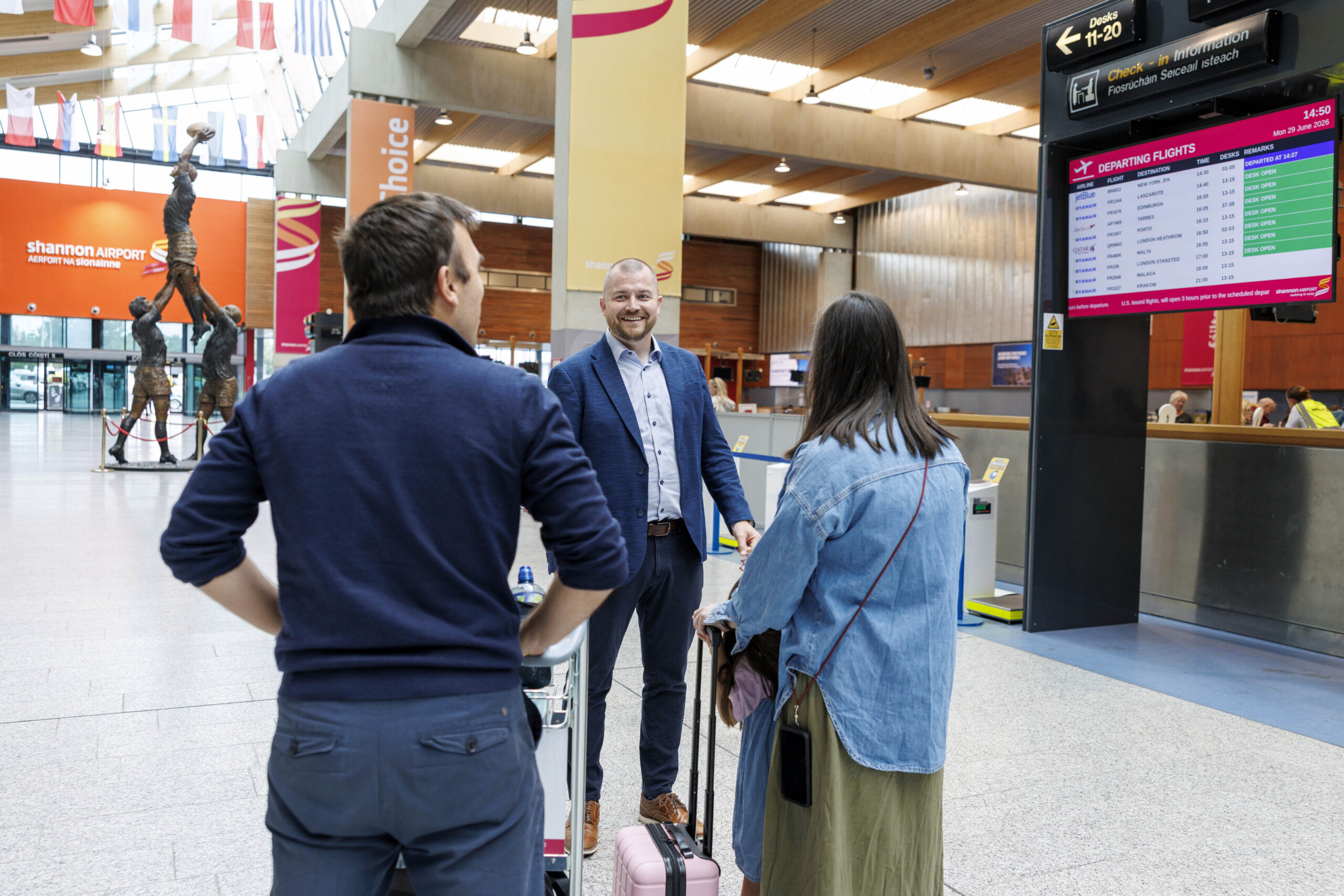 Shannon Airport earns multiple award nominations and tops customer experience rankings